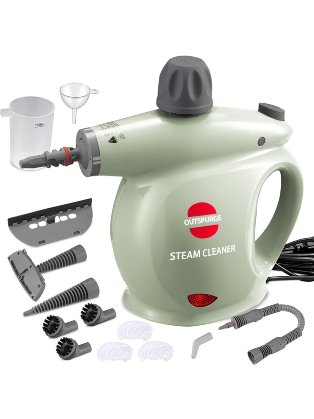 Bissell Steam Shot Handheld Steamer - Brown Cardboard Packaging